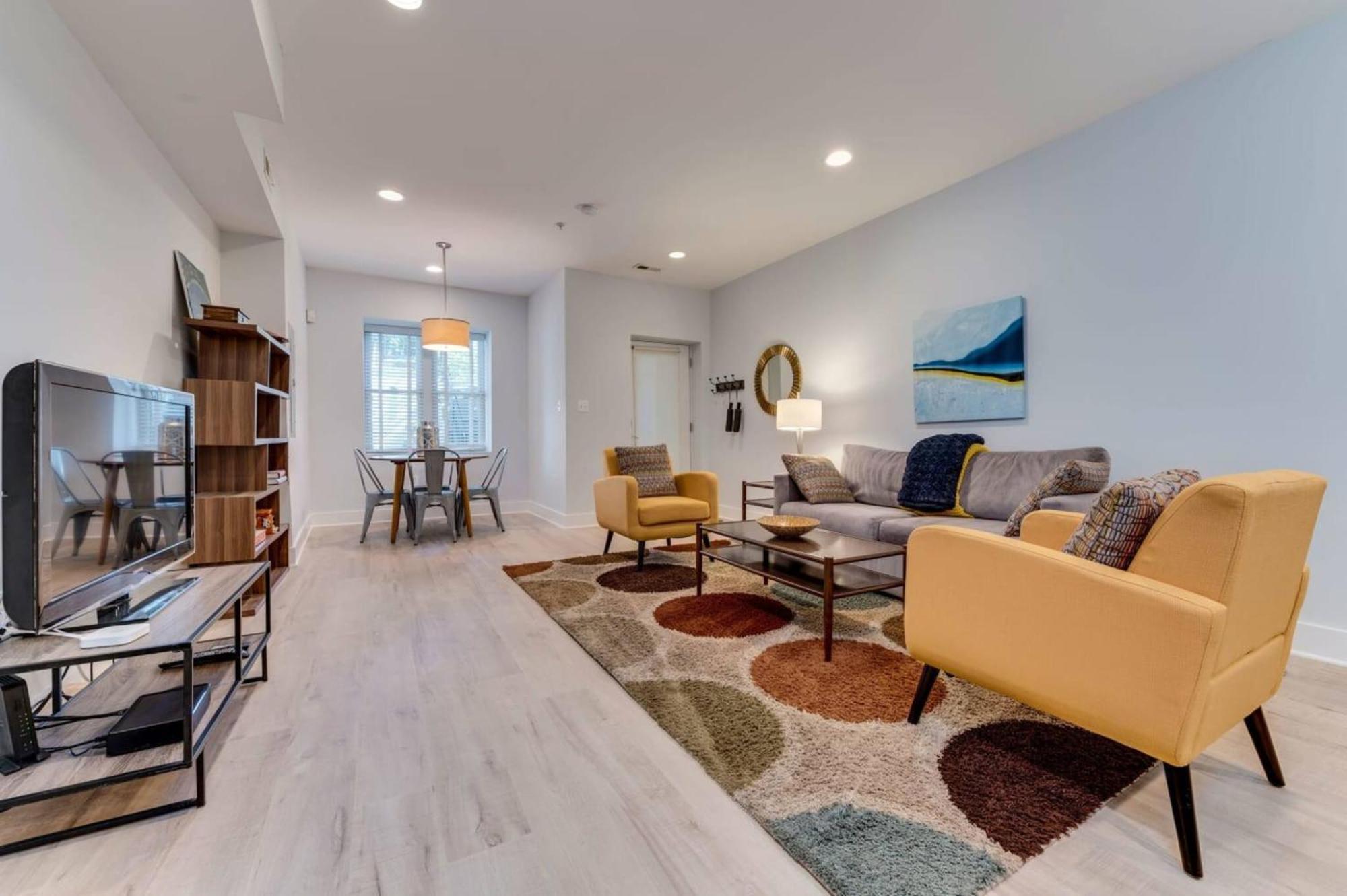 Appartamento Luxe 2Bd2Ba Townhouse In Hip Area - Near Metro Washington Esterno foto